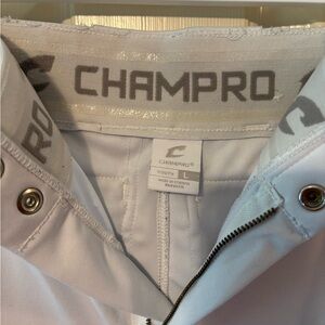 3 pair of Champro White Baseball pants
